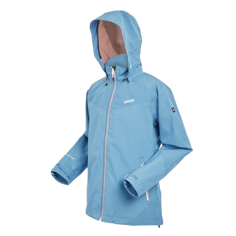 Chaqueta Impermeable Bosfield II para Mujer Azul Coronet, Jaspeado