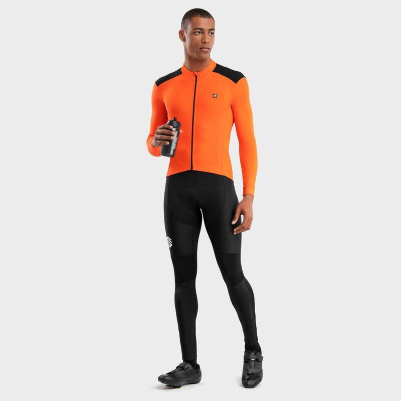 Maillot ciclismo térmico hombre M4 Oregon SIROKO Naranja Intenso