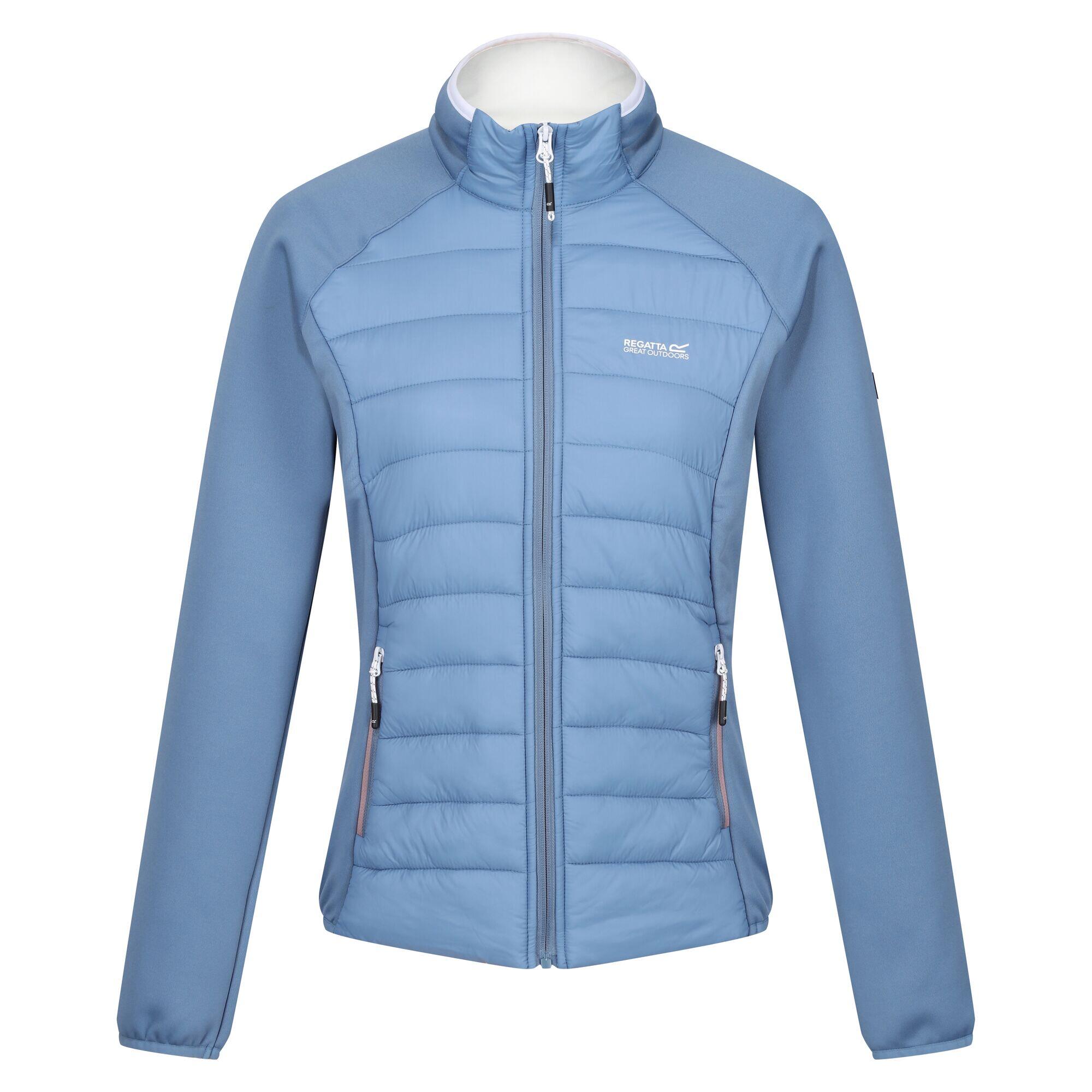 REGATTA Womens/Ladies Clumber V Hybrid Jacket (Coronet Blue/White)