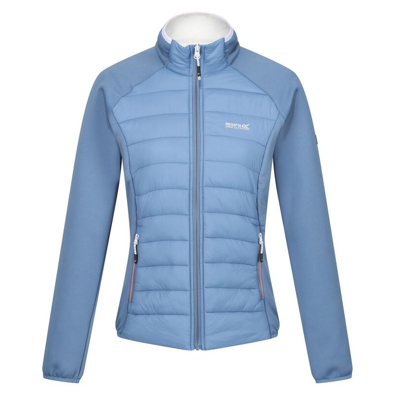 Giacca Ibrida Donna Regatta Clumber V Blu Coronetto Bianco