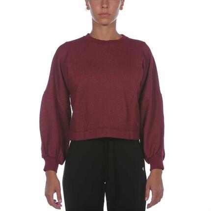 Deha Sweatshirt Mit Ballonärmeln Rot Dame