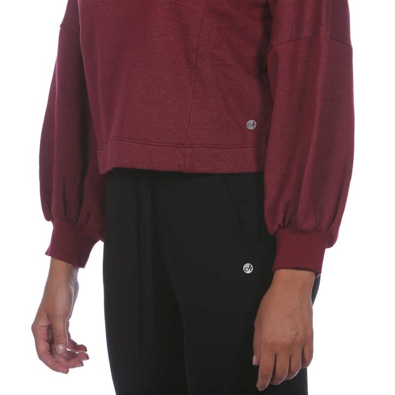 Felpa Deha Baloon Sleeves Sweatshirt Rosso Donna