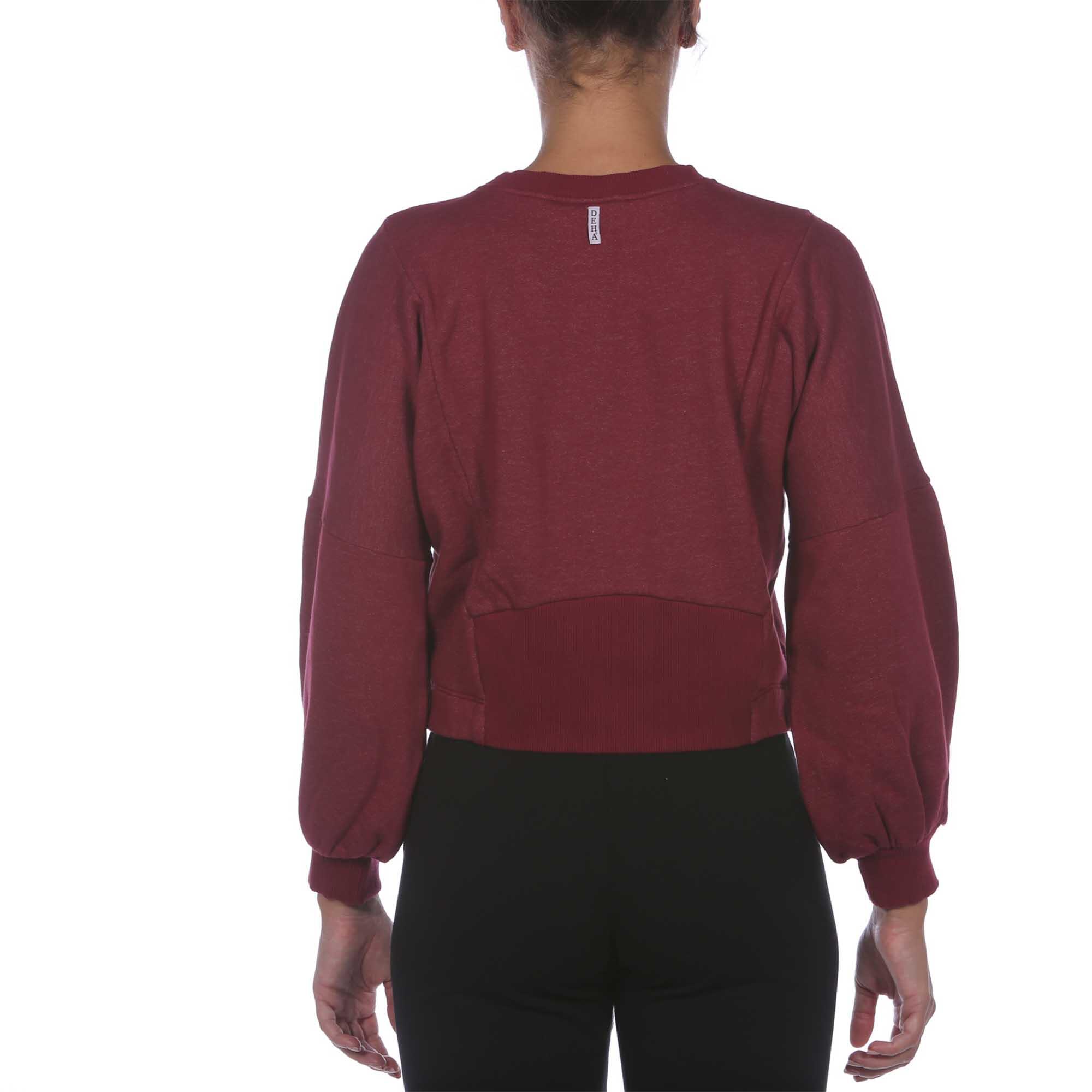 Sweat Manches Ballon Deha Rouge Femme 3/4