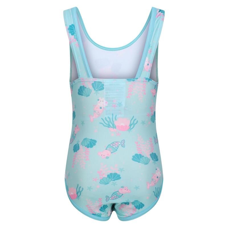 Costume Da Bagno Intero Peppa Pig Schizzo Bambini Regatta Blu Aruba