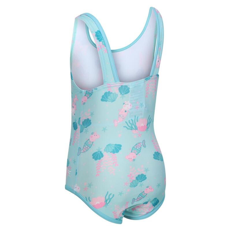 Costume Da Bagno Intero Peppa Pig Schizzo Bambini Regatta Blu Aruba