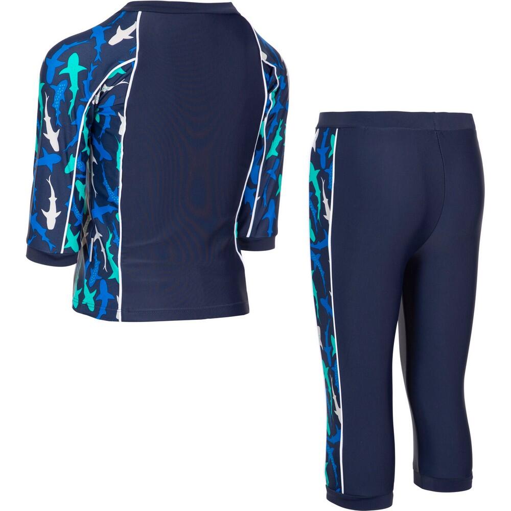 Maillot De Bain AntiUV SMILEY Enfant (Bleu) 2/5
