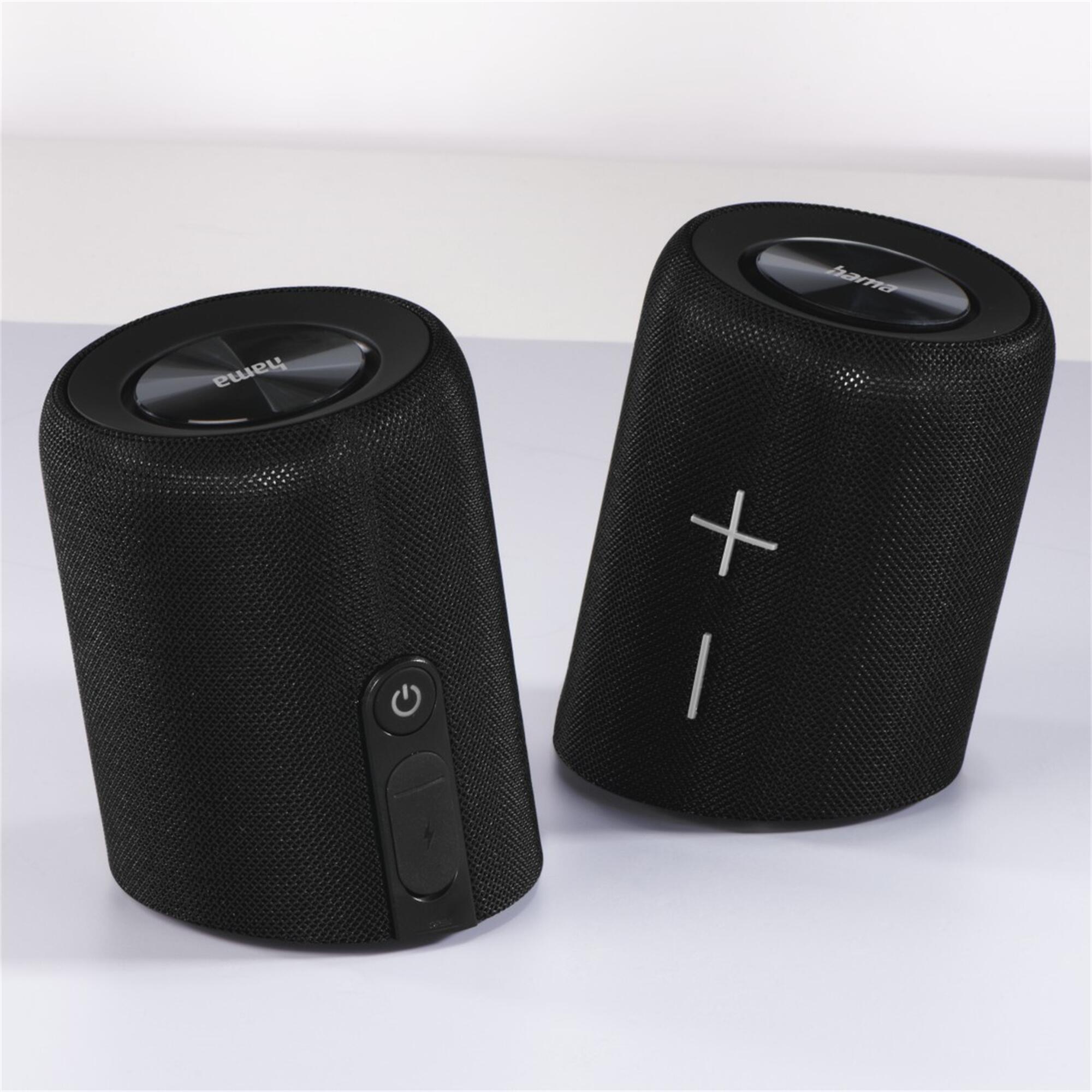 HAMA Bluetooth®-Lautsprecher Twin 3.0, teilbar in 2 Schwarz 4/4