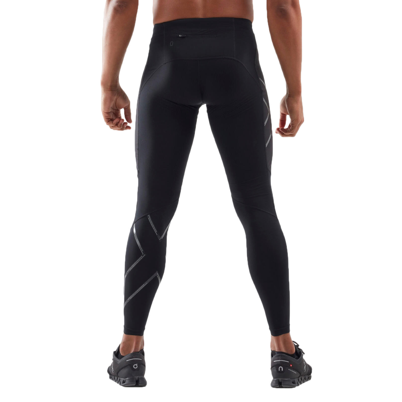 2XU Ignition Shield Compression Mens Black/Silver Tights | Decathlon