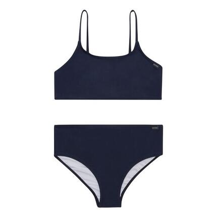 Maillot De Bain 2 Pièces Motif/style Uni DAKARIA Fille (Bleu Marine)