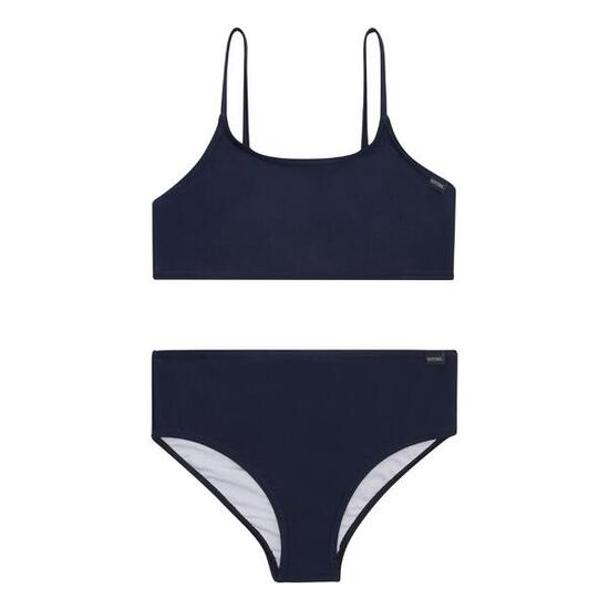 Maillot De Bain 2 Pièces Motif/style Uni DAKARIA Fille (Bleu Marine)