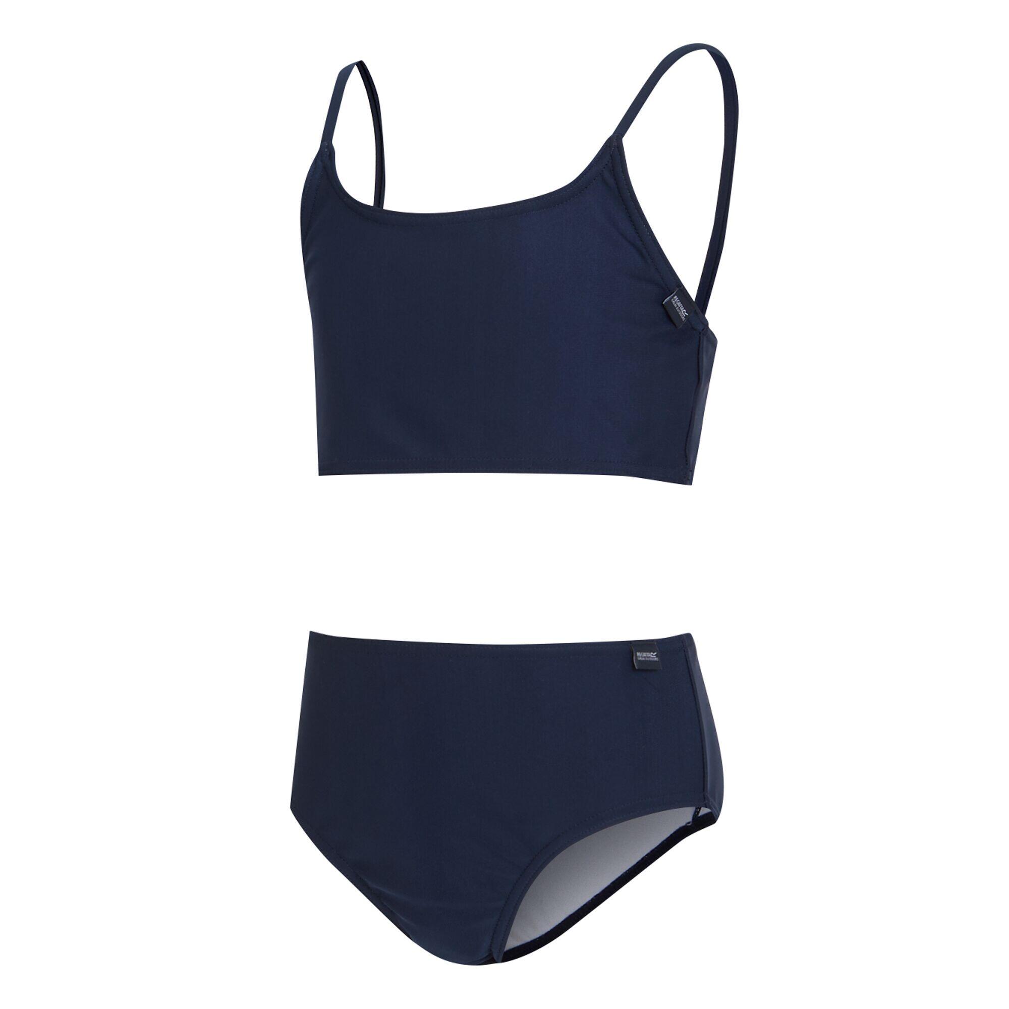 Girls Dakaria II Plain Bikini (Navy) 3/5