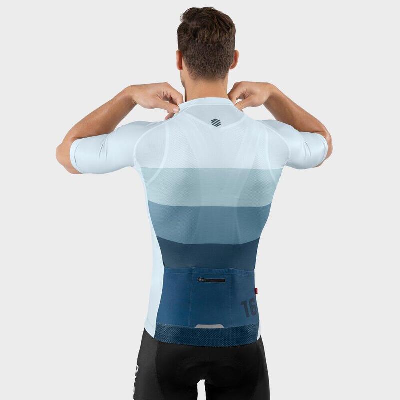 Herren Radsport kurzärmeliges radtrikot für M2 Hardknott Pass Marineblau