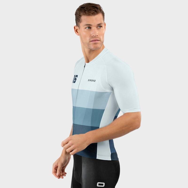 Herren Radsport kurzärmeliges radtrikot für M2 Hardknott Pass Marineblau