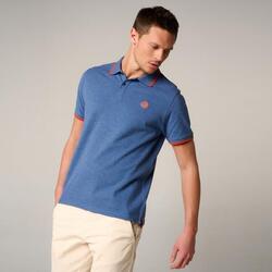 Polo Heritage homme Roland-Garros - Marine et terre battue