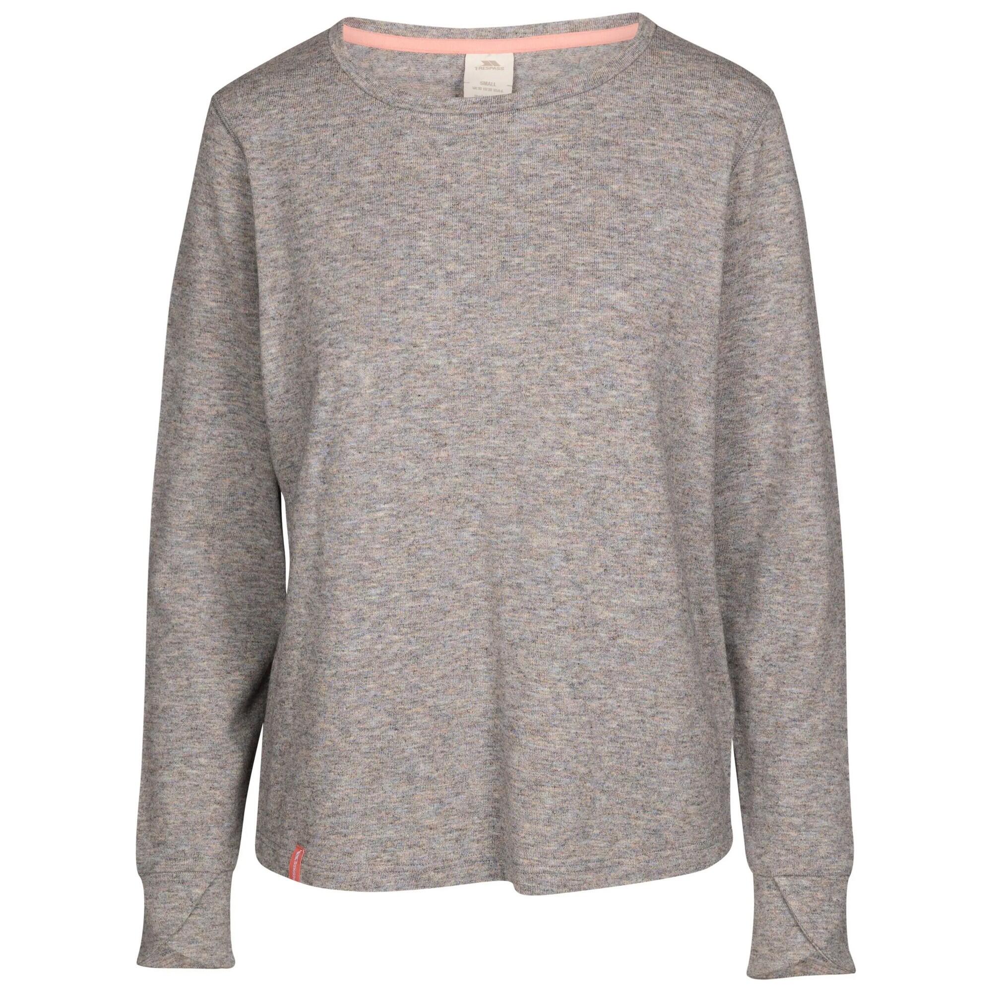 TRESPASS Womens/Ladies Rina Marl LongSleeved Top (Grey)