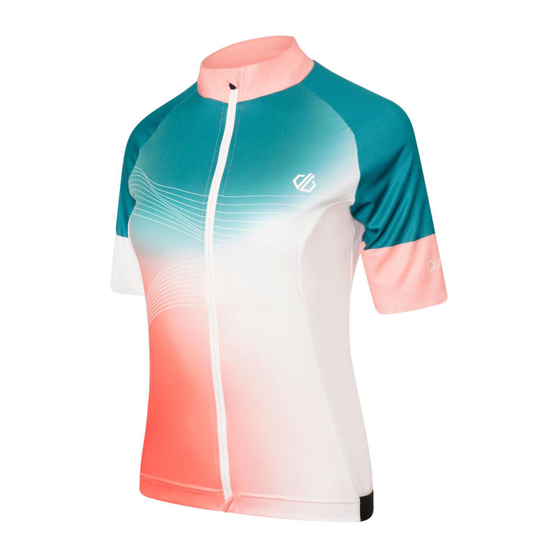 Jersey de Ciclismo Stimulus de AEP para Mujer Verde Fortuna