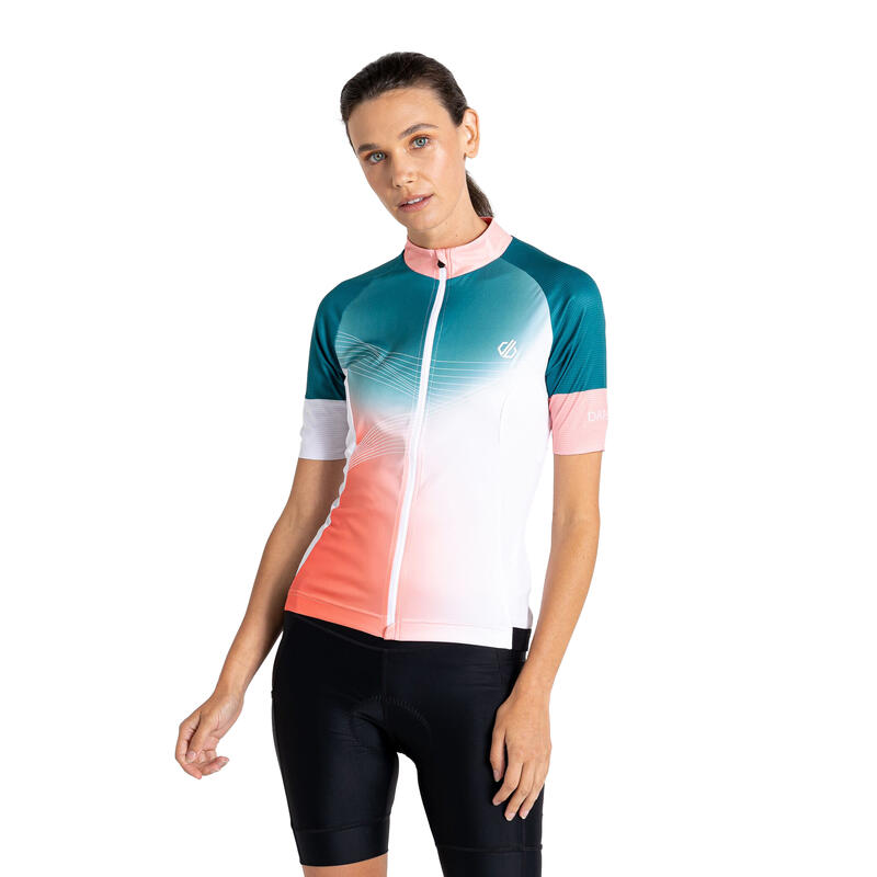 Jersey de Ciclismo Stimulus de AEP para Mujer Verde Fortuna