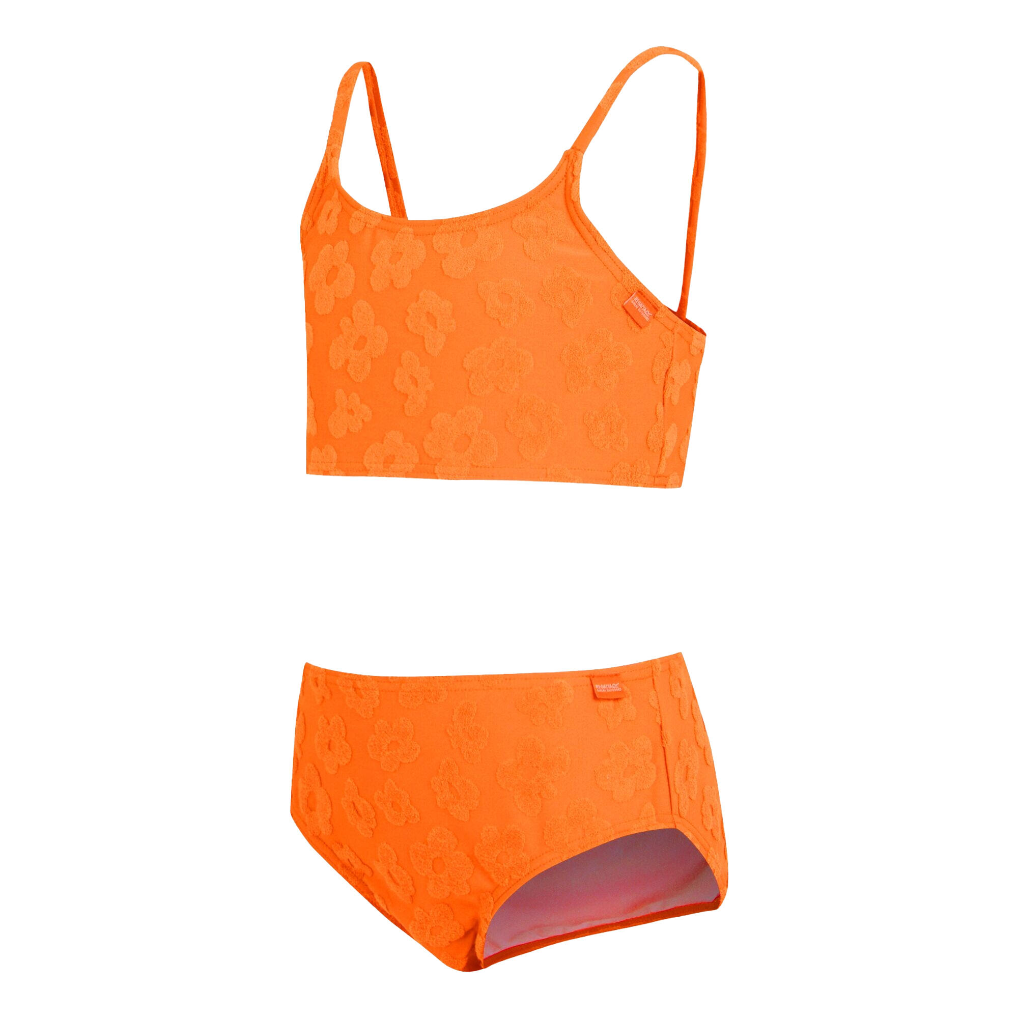 Girls Dakaria II Floral Bikini Set (Satsuma) 3/5