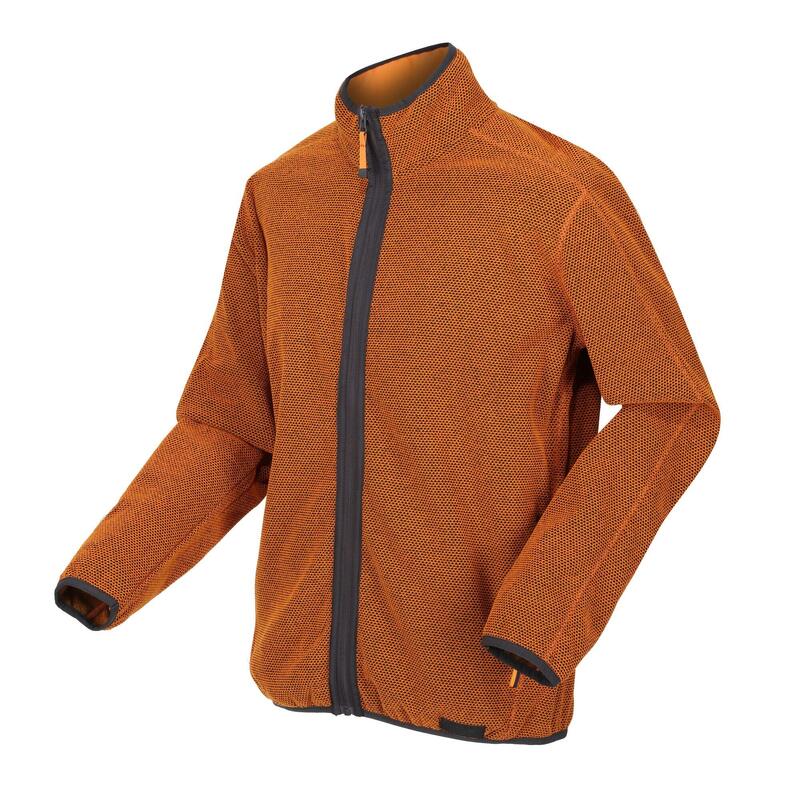 Heren Kinwood Full Zip Fleecejack (Oranje peper)