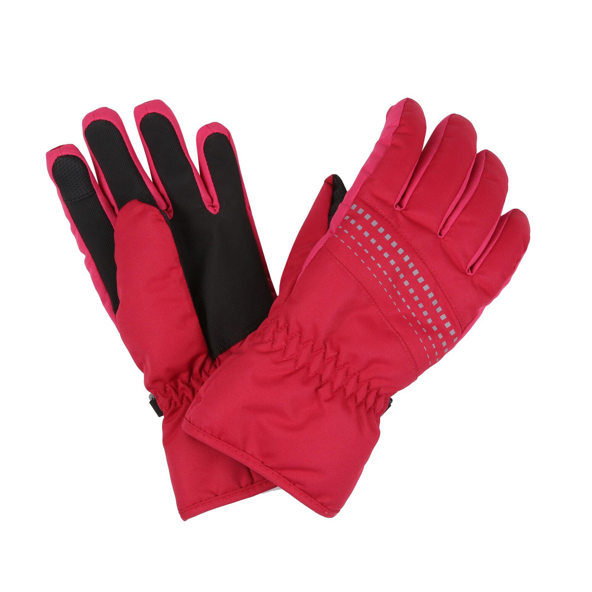 ARLIE Children's ski gloves (Fluorescent pink)