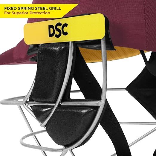 DSC Avenger PRO Premium Cricket-Helm | Maroon | Für Männer & Jungen 5/7