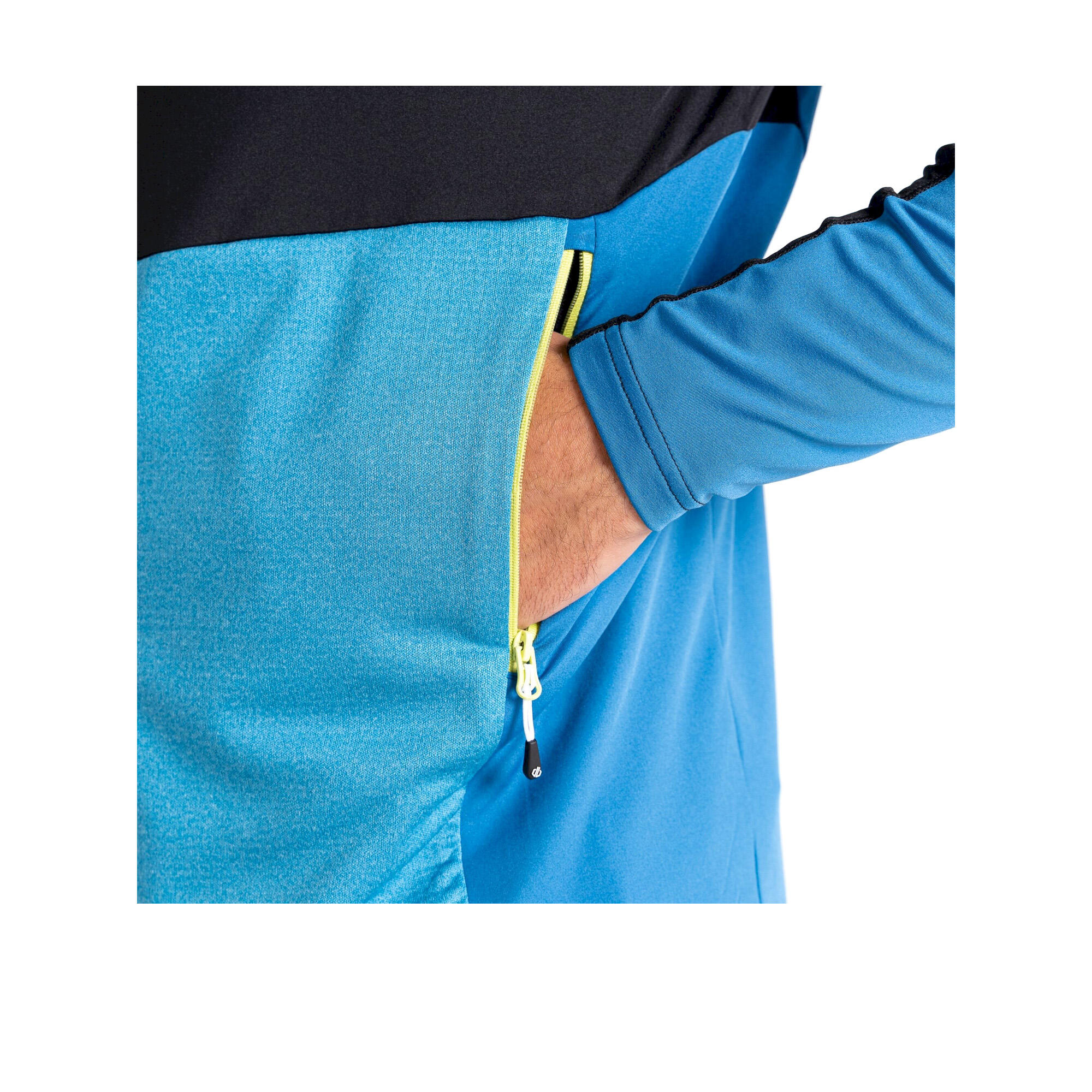 Heren Assimilate Core Stretch Hooded Midlayer (Diep water/golfslag/groene 4/5