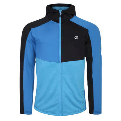 Heren assimilate core stretch hooded midlayer (diep water/golfslag/groene