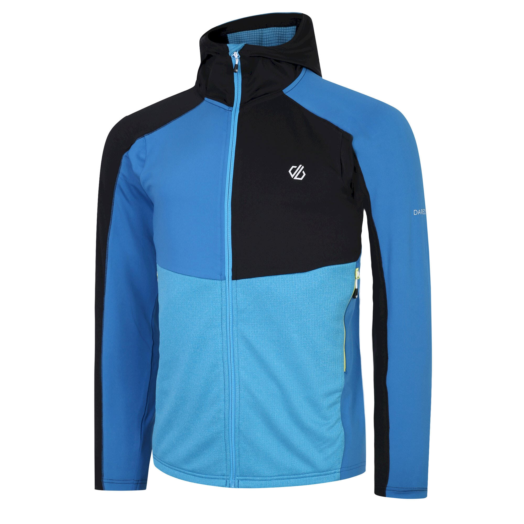 Heren Assimilate Core Stretch Hooded Midlayer (Diep water/golfslag/groene 3/5