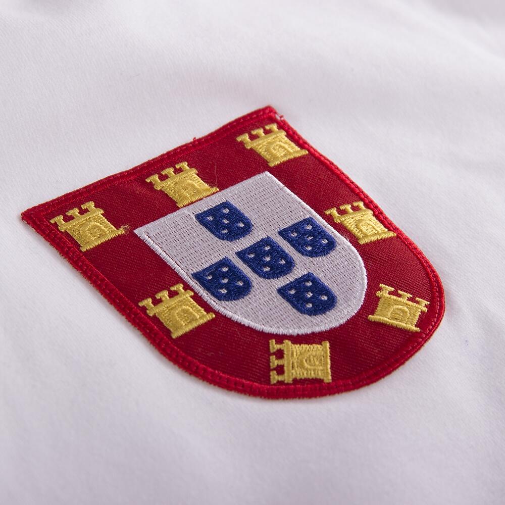 Camiseta de Fútbol Retro - Adulto - Portugal 1972 Visitante - Blanco 4/6
