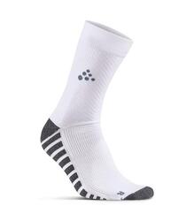 Chaussettes Craft mi-longues antidérapantes PROGRESS blanc