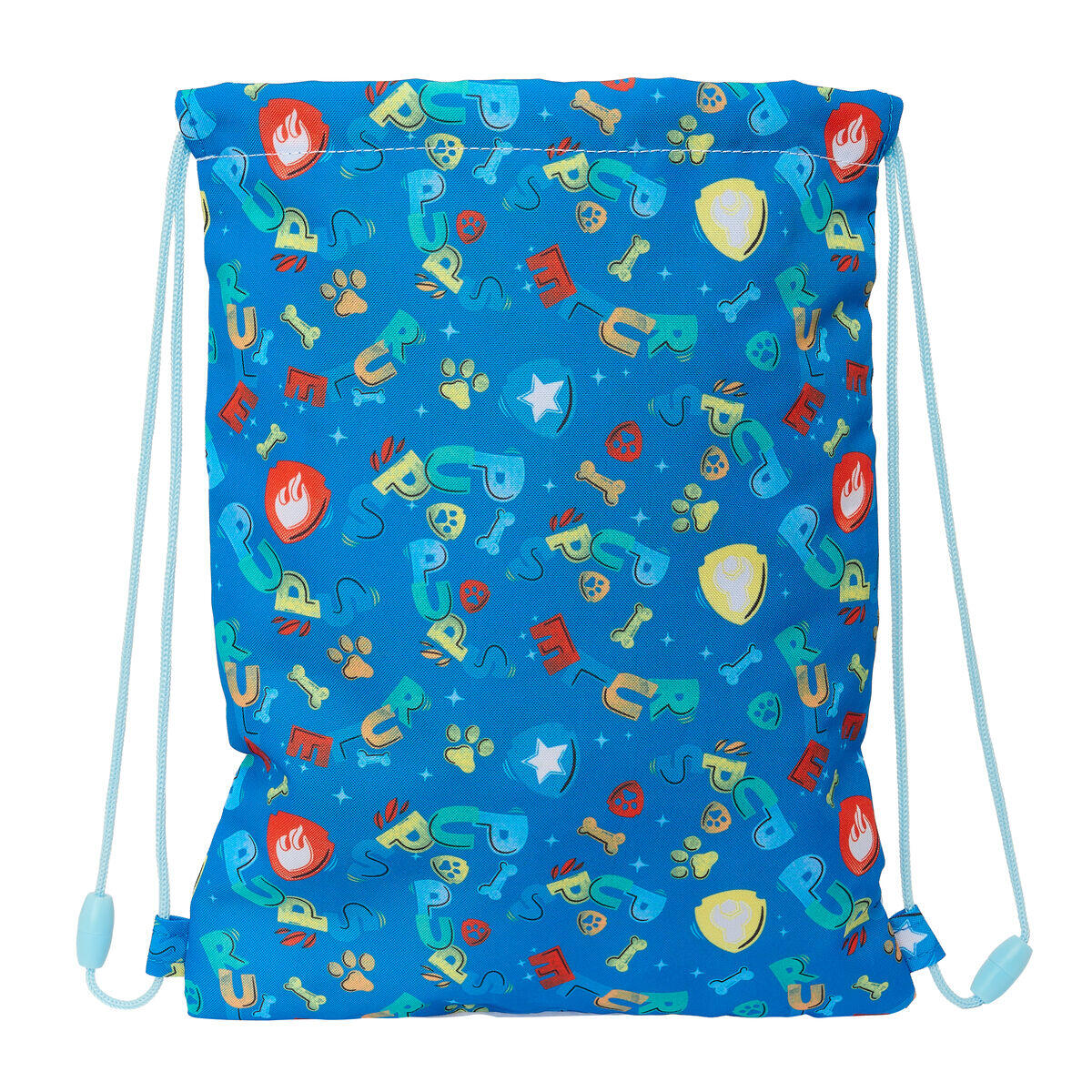 Sac à dos serré par des ficelles The Paw Patrol Pups Rule Bleu 3/4