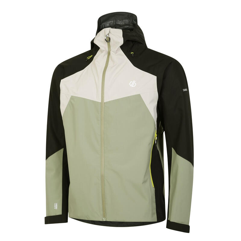 Veste imperméable CORNICE Homme (Kaki / Blanc cassé / Noir)