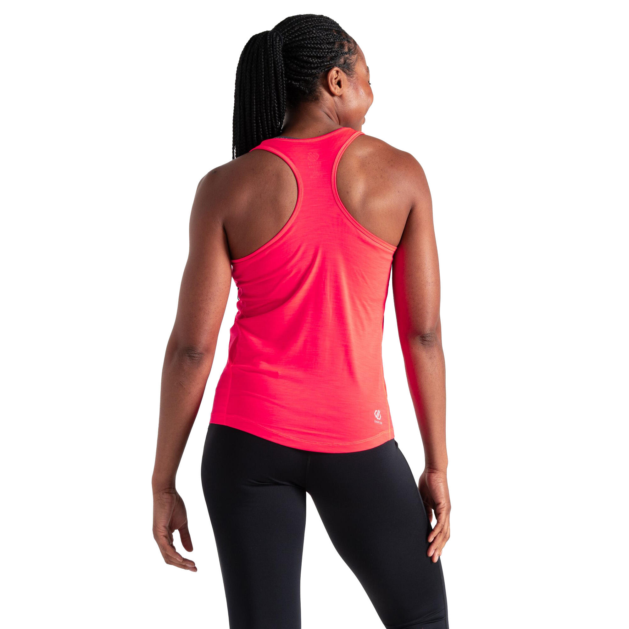 Débardeur Extensible Style Dos Nageur MODERNIZE Femme (Rose Vif) 4/5