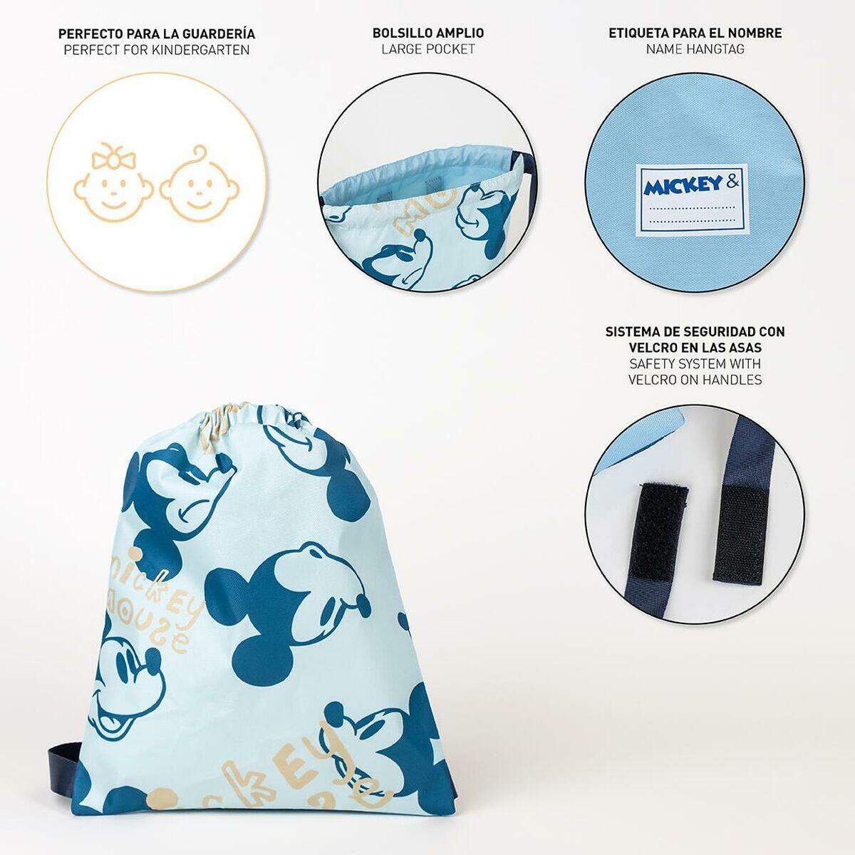 Kinderrugzak Mickey Mouse Blauw 3/5