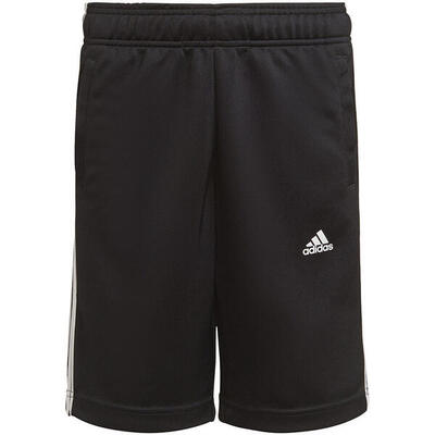 Pantaloncini Sportivi per Bambini Adidas D2M 3 Stripes Nero