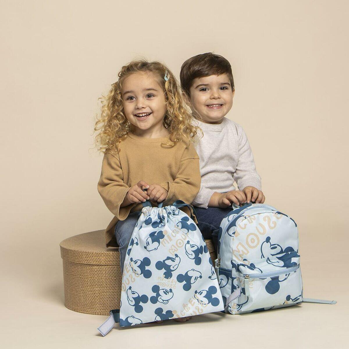 Kinderrugzak Mickey Mouse Blauw 5/5