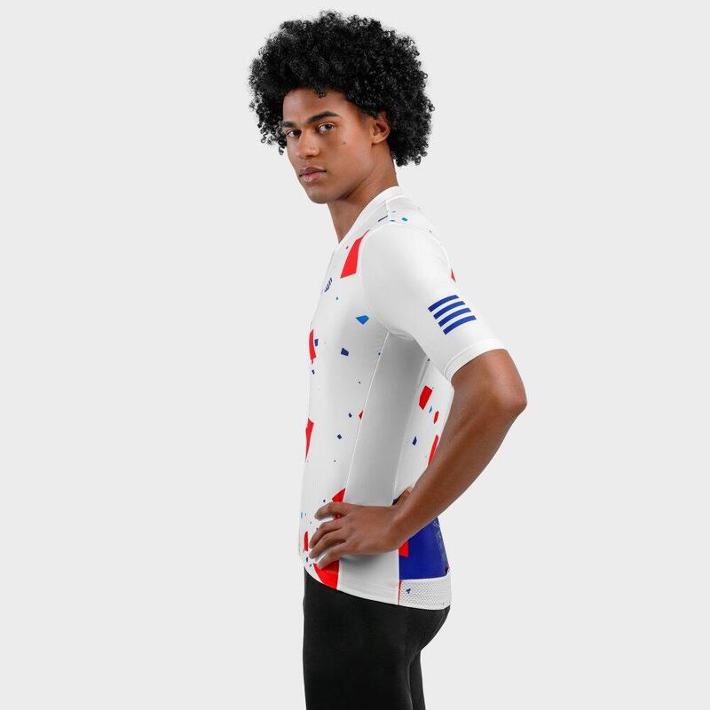 Maglia da ciclismo a maniche corte uomo M2 Epic Race SIROKO Bianco