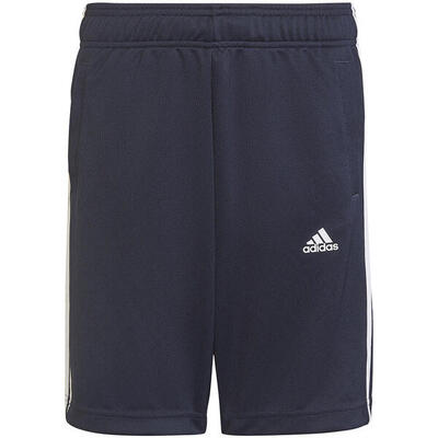 Pantaloncini Sportivi per Bambini Adidas D2M 3 Stripes Nero