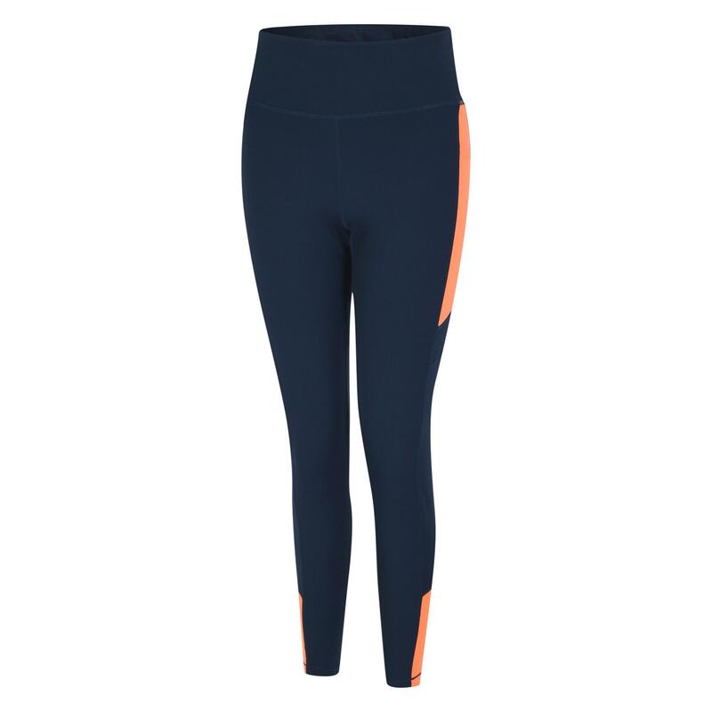 Legging MOVE Femme (Denim sombre / Orange)