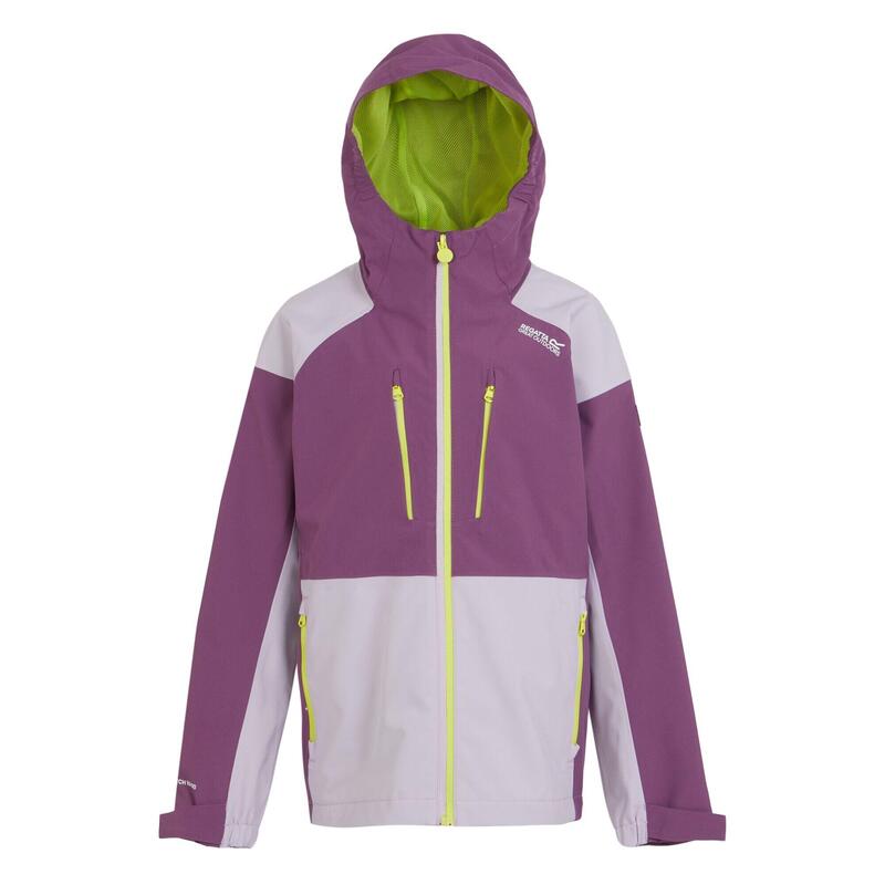 Veste à capuche HIGHTON Enfant (Violet coucher de soleil / Lilas pâle)