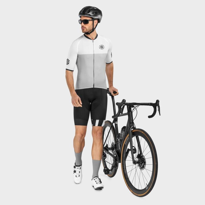 Heren Wielrennen wielershirt korte mouw M2 Granfondo SIROKO Wit