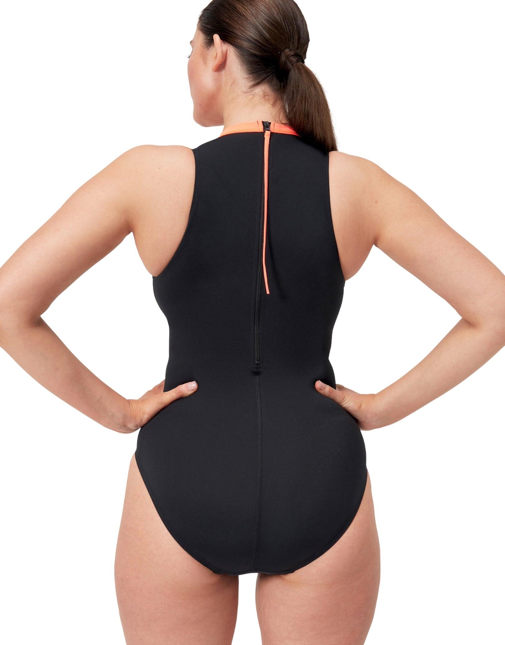 Costume Speedo Printed Hydrasuit Nero/Viola/Blu/Rosso 2/7