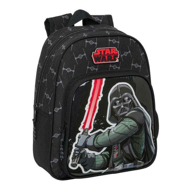 Mochila Escolar Star Wars The fighter Negro