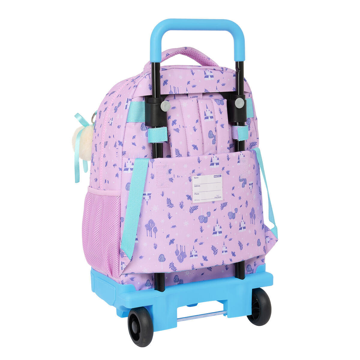 Mochila Escolar con Ruedas Frozen Cool days Azul cielo 2/3
