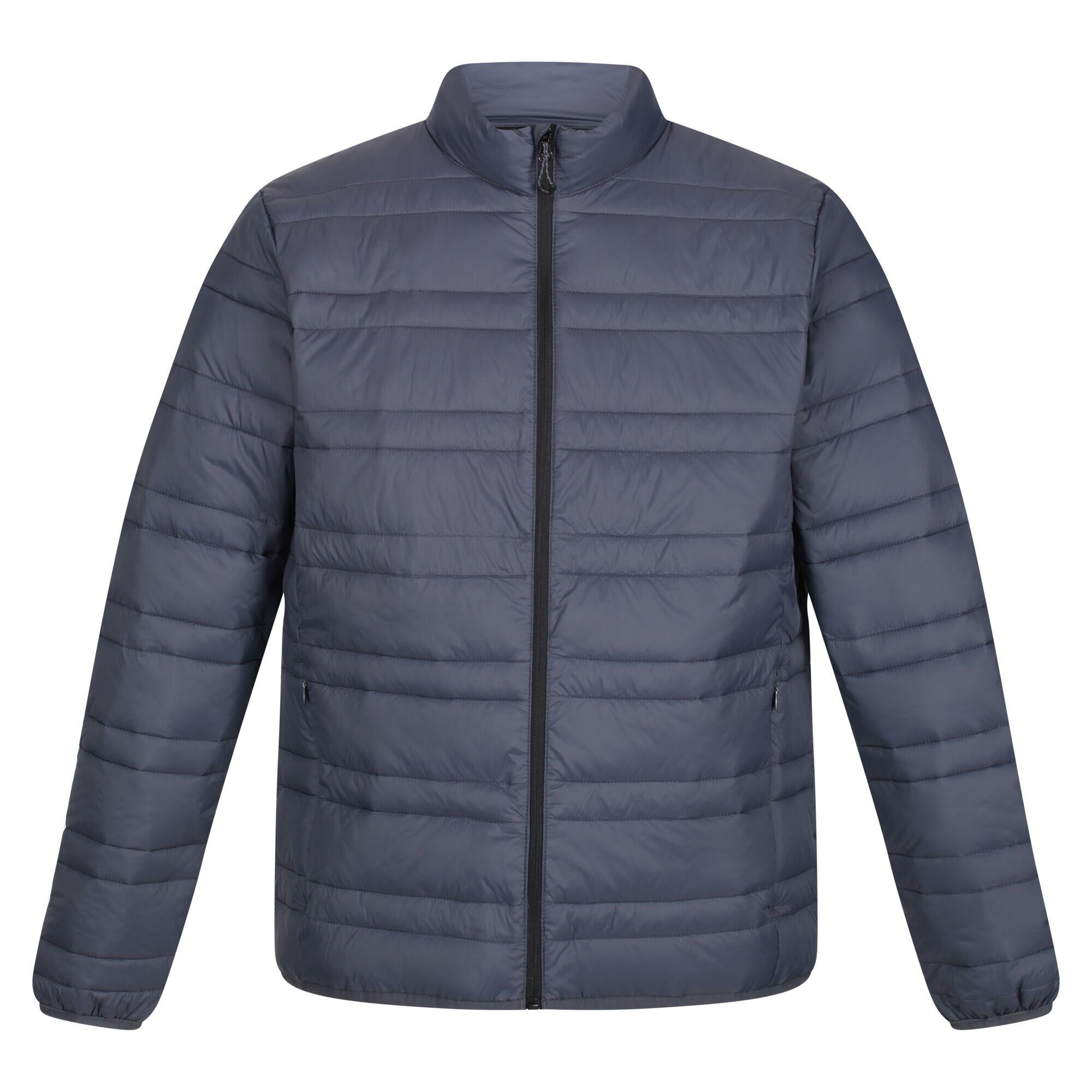 Men's FIREDOWN quilted jacket (Seal gray / Black)