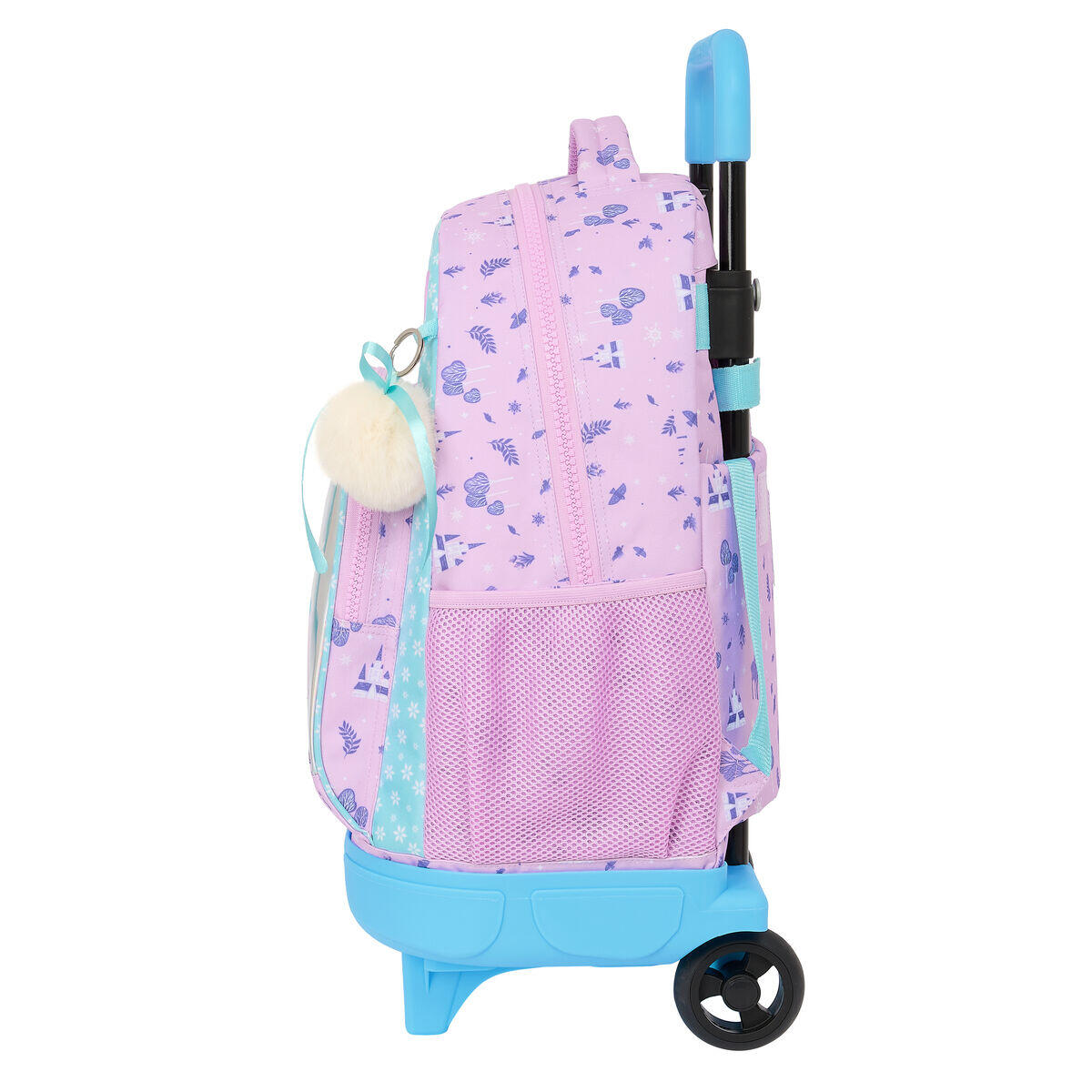 Mochila Escolar con Ruedas Frozen Cool days Azul cielo 3/3