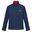 Heren Cera V Wind Resistant Soft Shell Jas (Maanlicht denim/gevaarlijk rood)