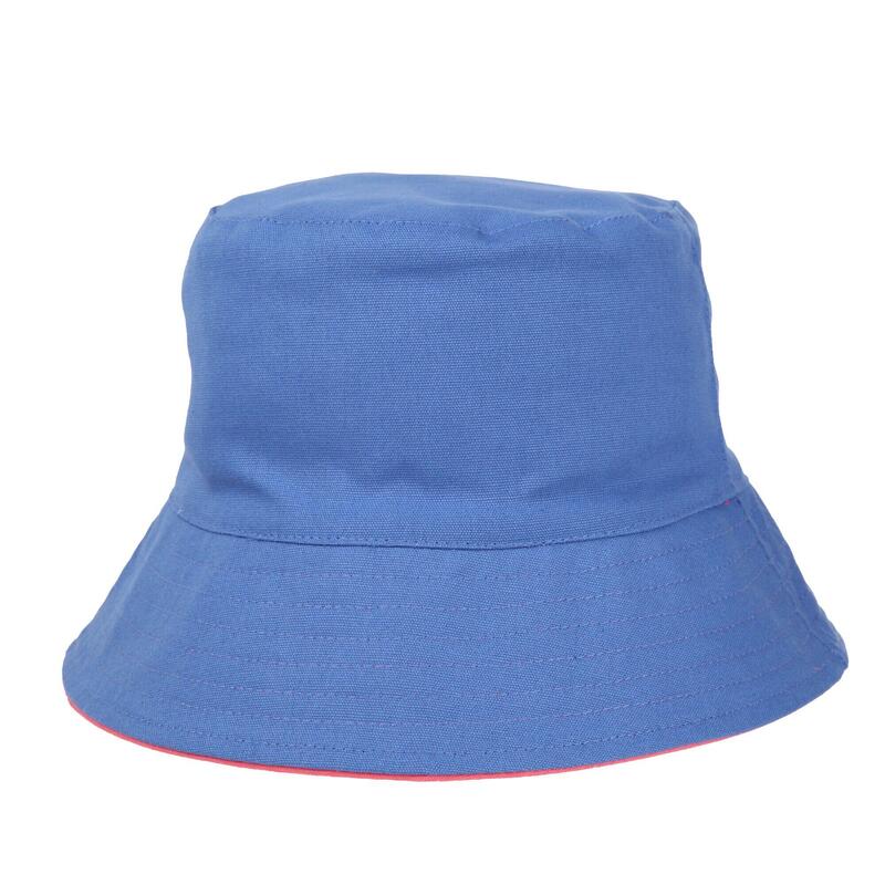 Dames Effen Omkeerbare Emmerhoed (Meerblauw/Schelp Roze)