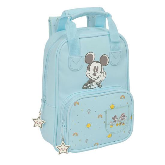 Mochila Infantil Mickey Mouse Baby Azul claro