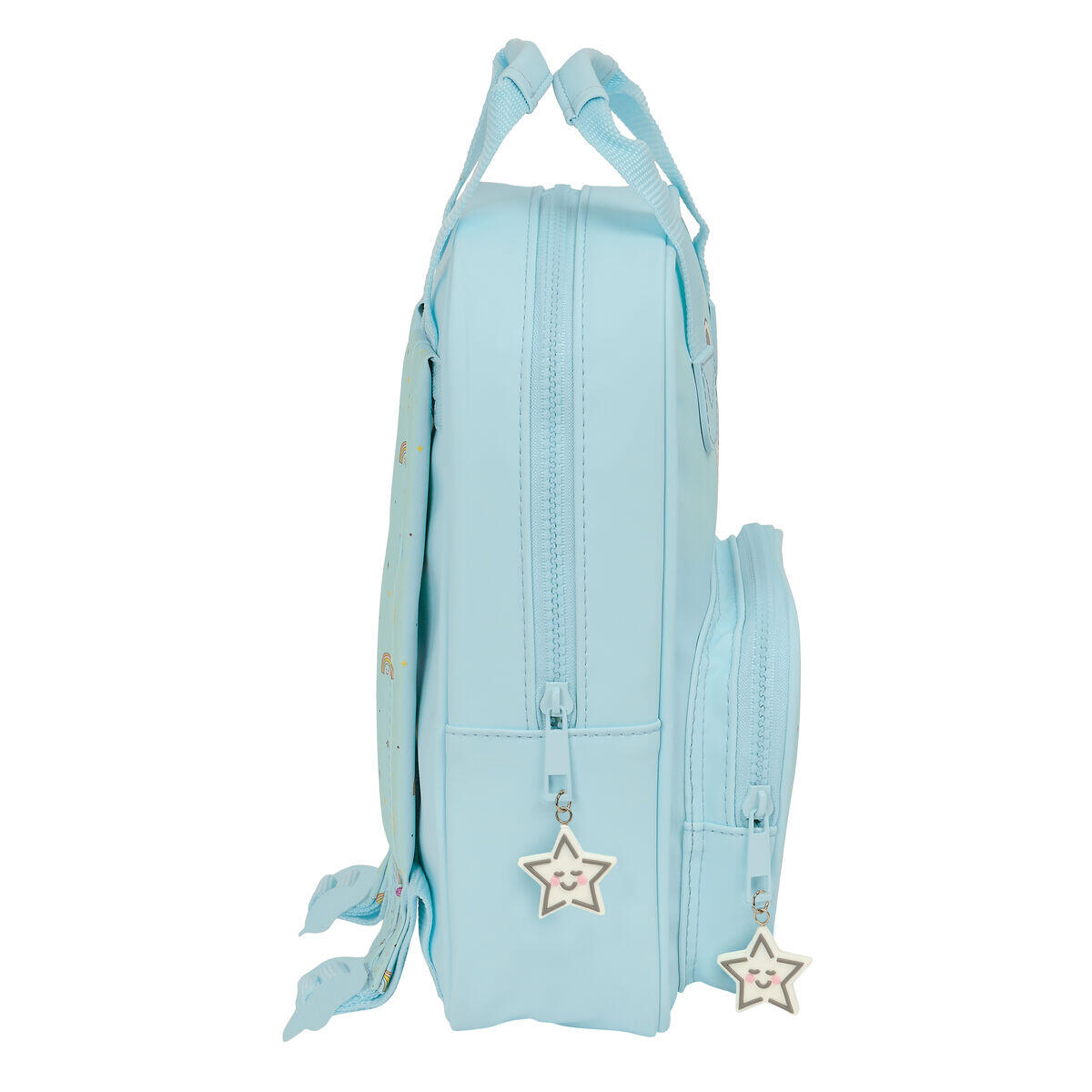 Mochila Infantil Mickey Mouse Baby Azul Claro 3/3